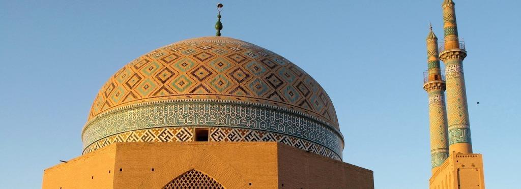 Coupole d'un mosque en Iran